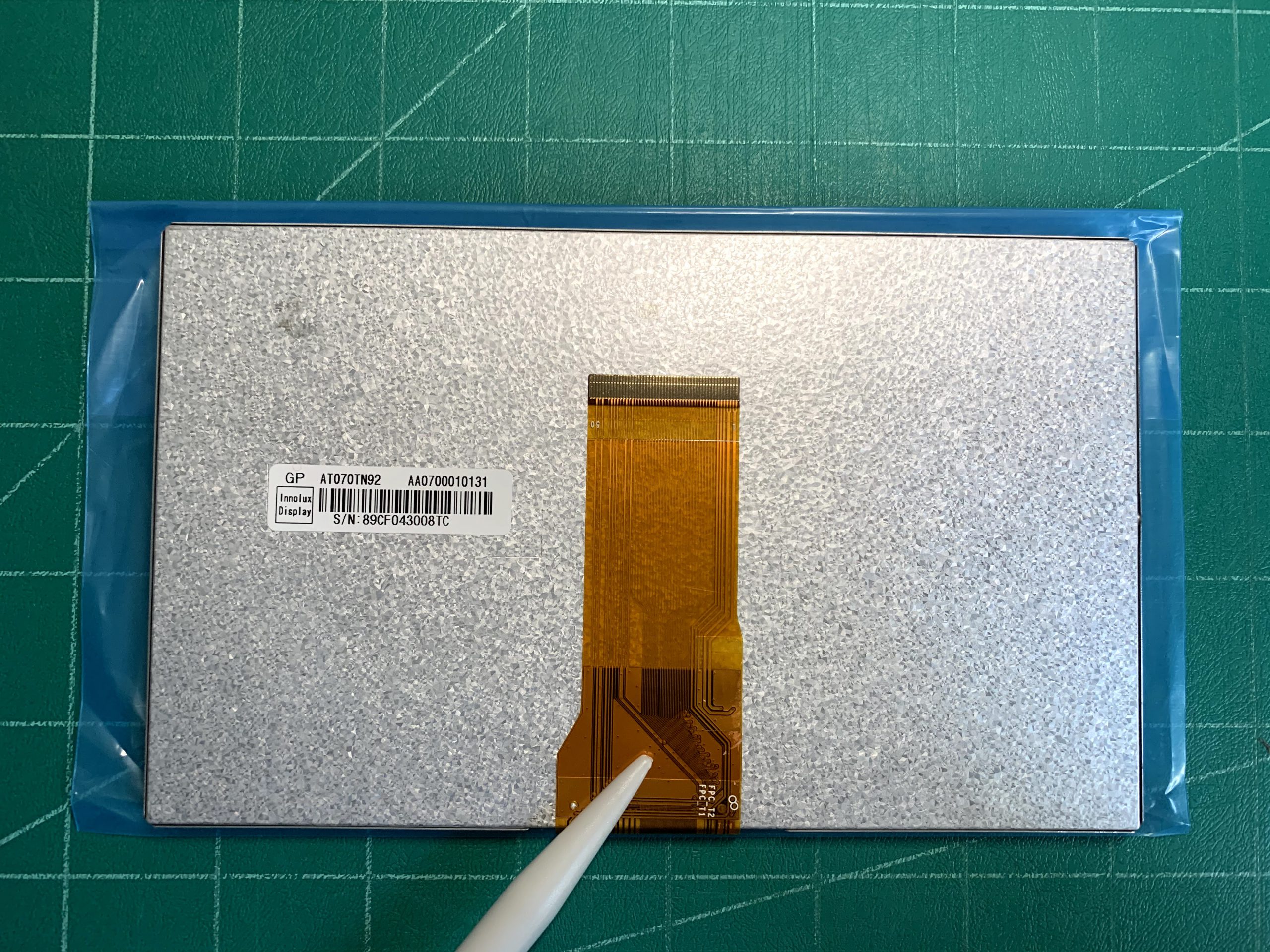 7 Inch LCD Display Screen – AT070TN92 V.X Replacement For INNOLUX – 800x480 RGB 3.3V